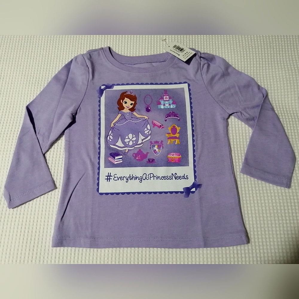 🔥SALE🔥 Disney Sofia the First Girl's T-shirt NWT Sz 12-18M